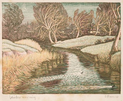 Lot 347 - Raverat (Gwen, 1885-1957). An album of 81 wood engravings, 1939-1950