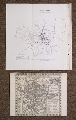 Lot 103 - Gloucestershire. Blaeu (Johannes), Glocestria Ducatus vulgo Glocestershire, Amsterdam, circa 1648