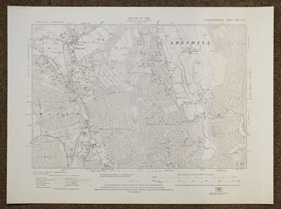 Lot 103 - Gloucestershire. Blaeu (Johannes), Glocestria Ducatus vulgo Glocestershire, Amsterdam, circa 1648