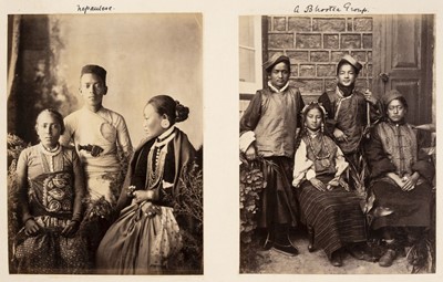 Lot 102 - India & Nepal. An album containing approx. 95 mounted photographs of India & Nepal, c. 1880s/1890s