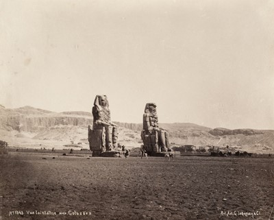 Lot 81 - Egypt. A group of 26 photographs of temples and views in Egypt, c. 1880s, albumen prints