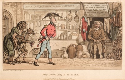 Lot 307 - Rowlandson (Thomas, illust.). The Military Adventures of Johnny Newcome, 1st ed., 1815
