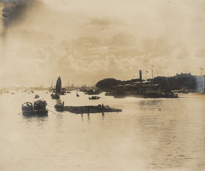 Lot 69 - China. View of Canton from the Pearl River, c. 1900, gelatin silver print