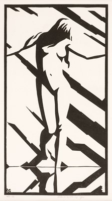Lot 362 - Gibbings (Robert John, 1889-1958). Clear Waters, 1920, woodcut on wove paper