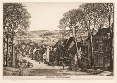 Lot 381 - Badmin (Stanley Roy, 1906-1989). Burford, Oxfordshire, 1931, etching