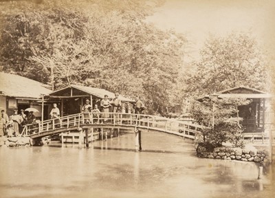Lot 118 - Japan. An album containing 60 mounted photographs of scenes in Japan, c. 1880