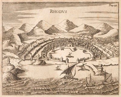 Lot 10 - Myller (Angelicus Maria). Peregrinus in Jerusalem, volumes 2 and 3 in 1 (of 3), 1730