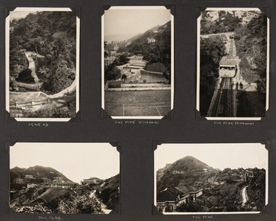 Lot 11 - British China Station. A photograph album relating to British China Station, dated 1927
