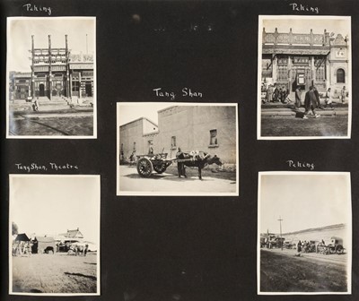 Lot 35 - China. A photograph album containing over 400 photographs of China, Japan, Korea, etc., 1920s