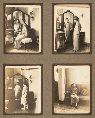 Lot 28 - China. A collection of 68 photographs from a Chinese middle class family photograph album