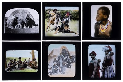Lot 94 - Magic Lantern Slides. A group of approximately 250 mostly photographic lantern slides