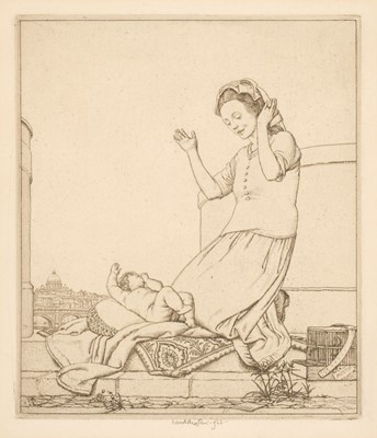 Lot 298 - Austin (Robert Sargent, 1895-1973). Roman Madonna, 1922, etching
