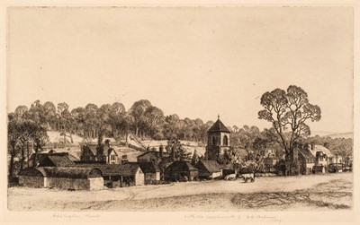 Lot 373 - Badmin (Stanley Roy, 1906-1989). Addington, Kent, 1928, etching
