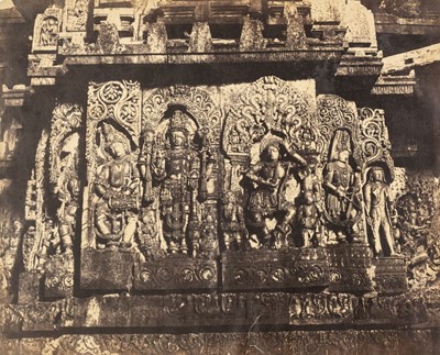 Lot 145 - Oakeley E (Richard Banner, active c. 1850, attributed to). Halebid temple in south India, c. 1850s