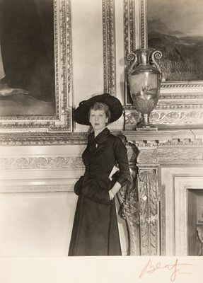 Lot 7 - Beaton C (Cecil, 1904-1980). Portrait of the fashion editor Madge Garland, 1927