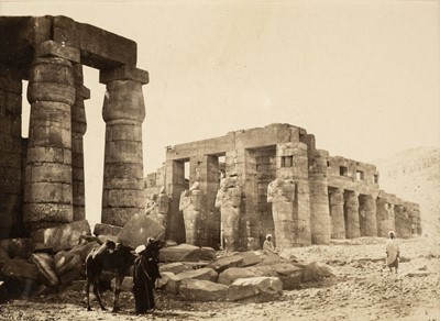 Lot 80 - Egypt & Europe. A pair of photographs of Egypt by Francis Frith, 1857