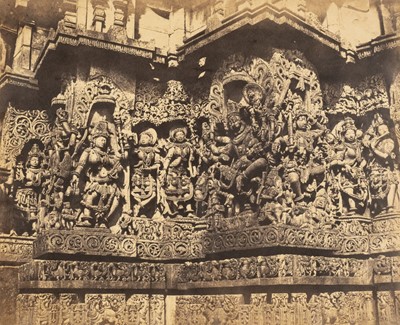 Lot 144 - Oakeley D (Richard Banner, active c. 1850, attributed to). Halebid temple in south India, c. 1850s