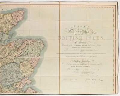 Lot 83 - British Isles. Cary (John). Cary's New Map of the British Isles.., 1819 - 36