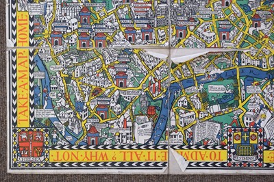 Lot 122 - London. Gill (MacDonald), The Wonderground Map of London Town..., 1924
