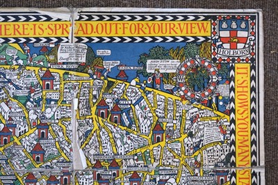 Lot 122 - London. Gill (MacDonald), The Wonderground Map of London Town..., 1924