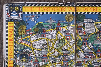 Lot 122 - London. Gill (MacDonald), The Wonderground Map of London Town..., 1924