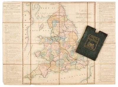 Lot 102 - Geographical Game. Wallis (E. publisher), Wallis's New Railway Game..., circa 1845