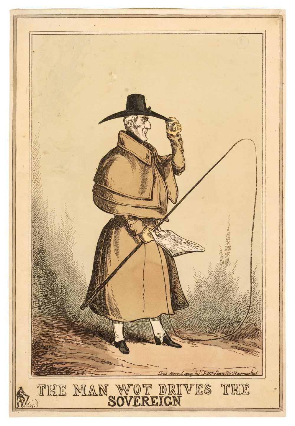 Lot 169 - Caricatures. A collection of approximately 20 engravings, mostly early 19th century