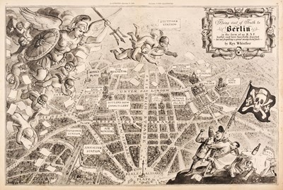 Lot 156 - Whistler (Rex). Flying Visit of Truth to Berlin in the form of an R. A. F. leaflet raid..., 1939