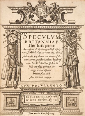 Lot 49 - Norden (John). Speculum Britanniae. 1593