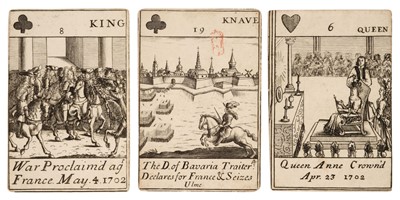 Lot 453 - Fullwood (Samuel, publisher). Queen Anne's Cards, [London], circa 1705