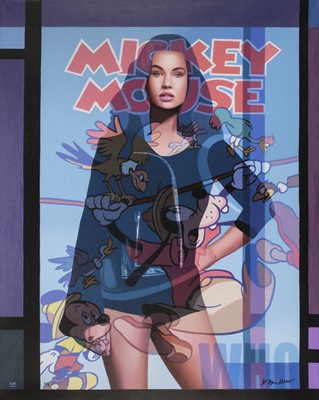 Lot 782 - Miller (Stewart McAlpine, 1964-). Mickey Who, giclee on canvas, 2010
