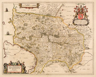 Lot 142 - Scotland. Pont (T. / Blaeu J.), Coila Provincia..., & Caricta Borealis..., circa 1654