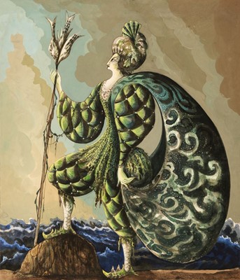 Lot 507 - Le Cain (Errol John, 1941-1990). A Sea Deity, possibly Amphitrite