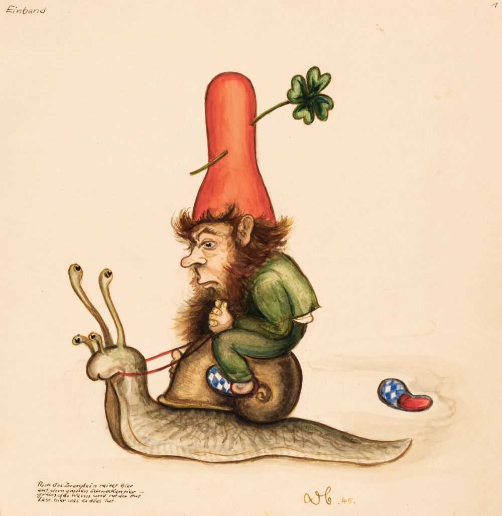 Lot 481 - Birk (Hans, Dietrich 1916-1997). The Story of Little Puck and the Slippers, 1945