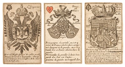 Lot 449 - Brianville (Claude Oronce Finé, de). Jeu d'Armoiries des Souverains et estats d'Europe, 1660