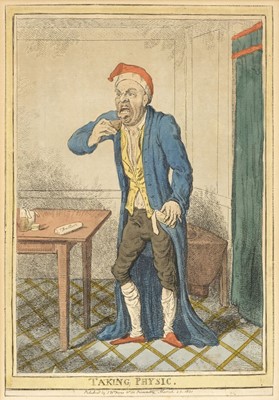 Lot 178 - Fores (S. W. publisher). Taking Physic, March 20th 1801