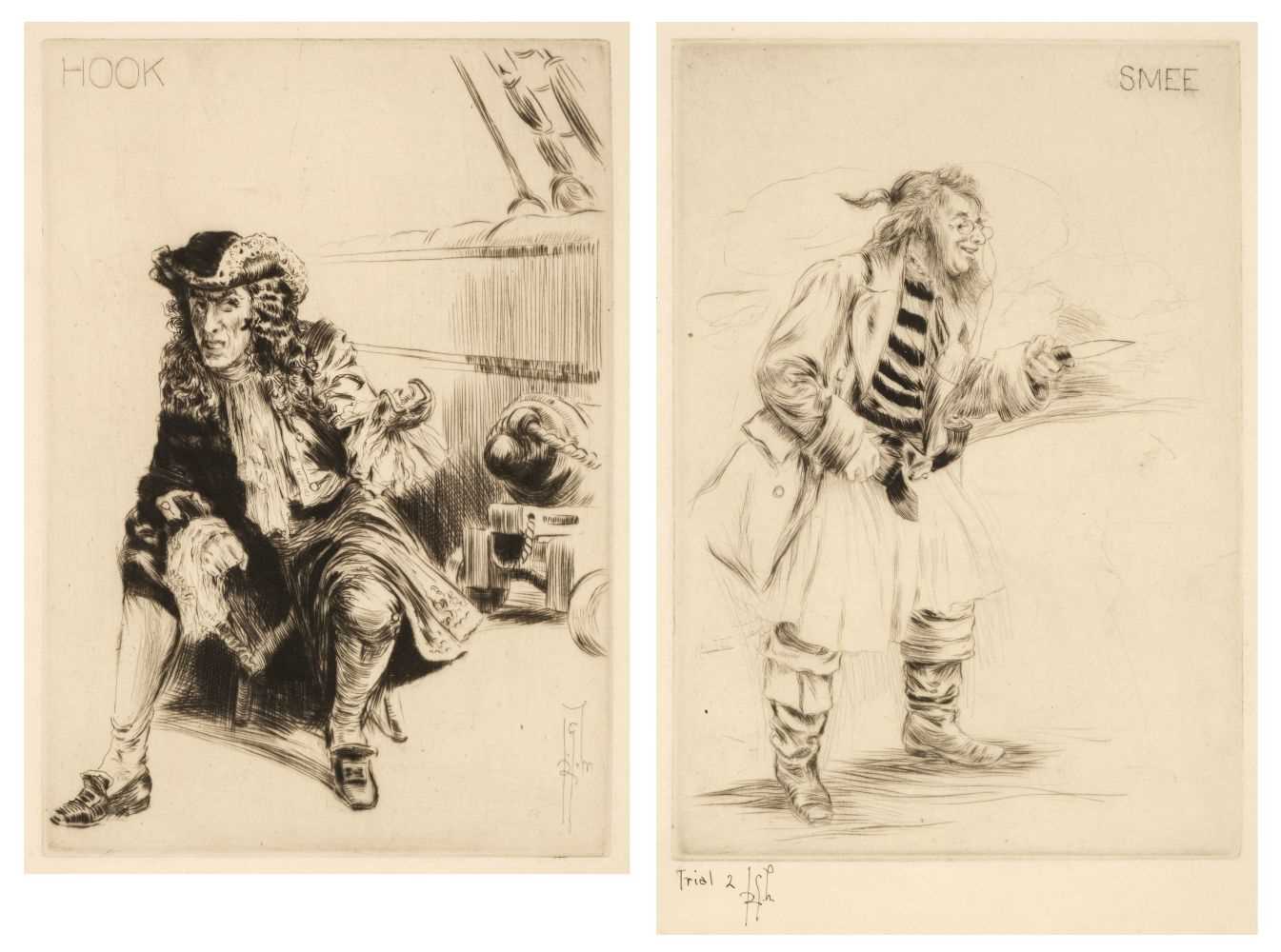 Lot 511 - Peter Pan. Four etched illustrations for J. M. Barrie's Peter Pan, circa 1910