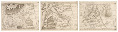 Lot 93 - Eastern Europe. Gastaldi (G.), Tabula Europae VIII, Tabula Asiae II & Tabula Asiae III, circa 1548