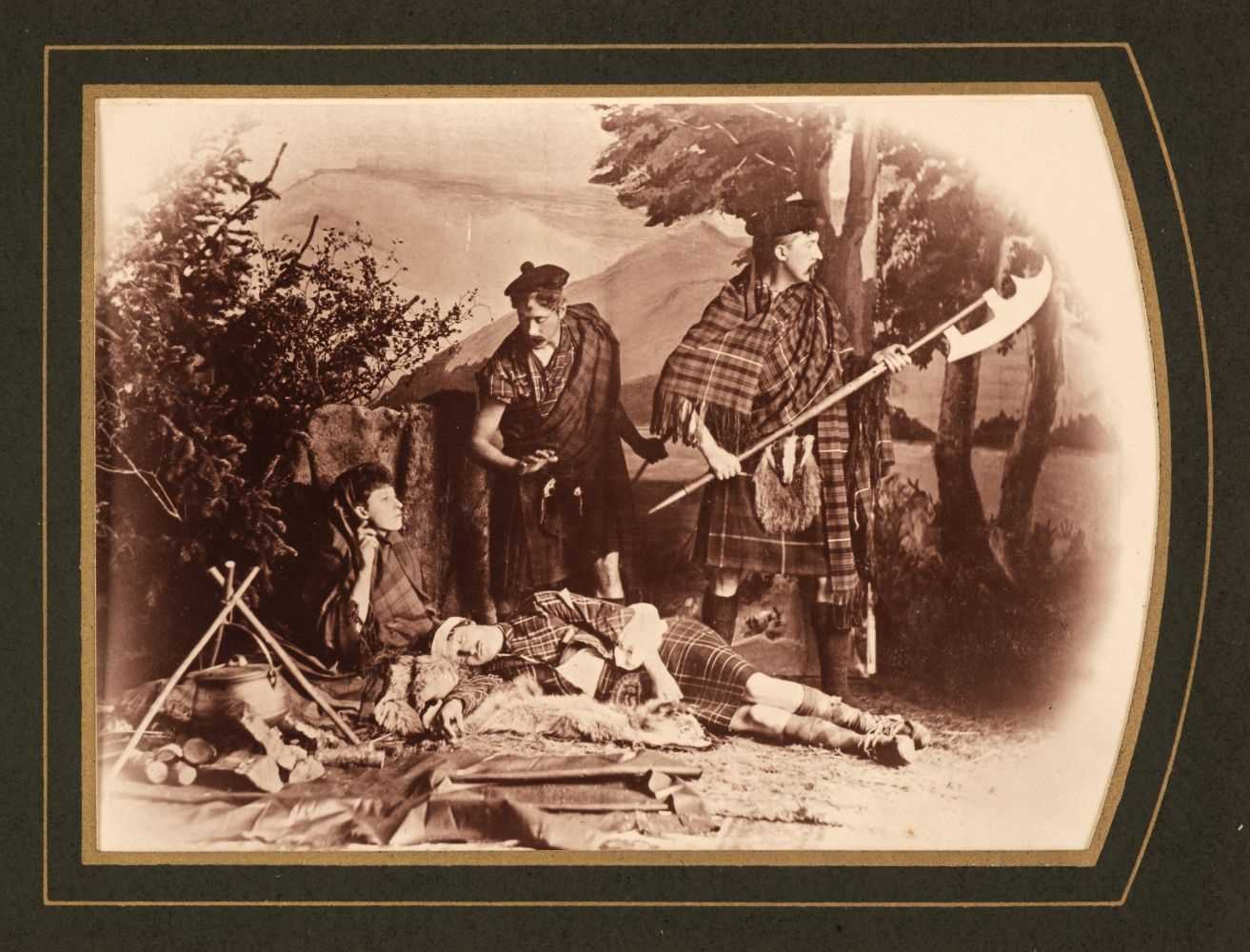 Lot 212 - Victoria (1819-1901). A group of 4 tableaux vivants photograph albums taken at Balmoral Castle