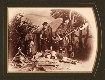 Lot 212 - Victoria (1819-1901). A group of 4 tableaux vivants photograph albums taken at Balmoral Castle