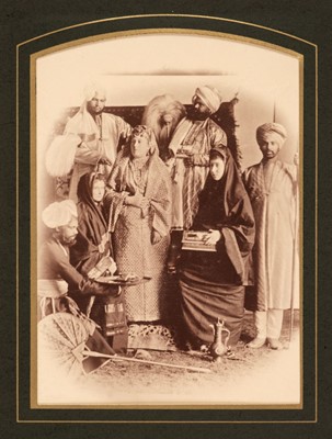 Lot 212 - Victoria (1819-1901). A group of 4 tableaux vivants photograph albums taken at Balmoral Castle