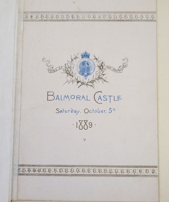 Lot 212 - Victoria (1819-1901). A group of 4 tableaux vivants photograph albums taken at Balmoral Castle