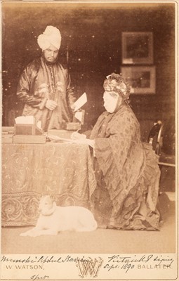 Lot 212 - Victoria (1819-1901). A group of 4 tableaux vivants photograph albums taken at Balmoral Castle