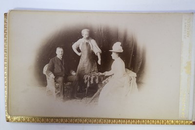 Lot 212 - Victoria (1819-1901). A group of 4 tableaux vivants photograph albums taken at Balmoral Castle