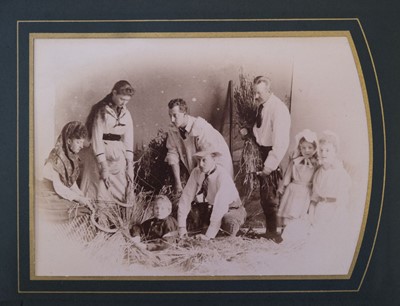 Lot 212 - Victoria (1819-1901). A group of 4 tableaux vivants photograph albums taken at Balmoral Castle