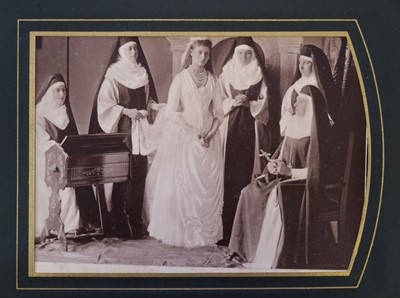 Lot 212 - Victoria (1819-1901). A group of 4 tableaux vivants photograph albums taken at Balmoral Castle