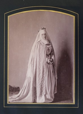 Lot 212 - Victoria (1819-1901). A group of 4 tableaux vivants photograph albums taken at Balmoral Castle