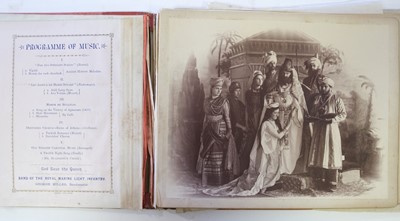 Lot 212 - Victoria (1819-1901). A group of 4 tableaux vivants photograph albums taken at Balmoral Castle