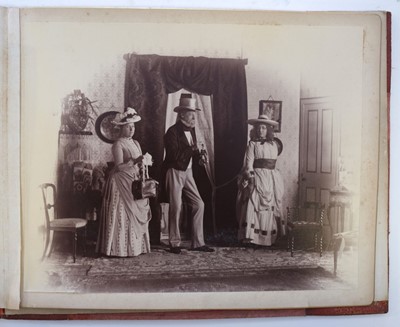 Lot 212 - Victoria (1819-1901). A group of 4 tableaux vivants photograph albums taken at Balmoral Castle