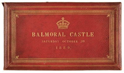 Lot 212 - Victoria (1819-1901). A group of 4 tableaux vivants photograph albums taken at Balmoral Castle